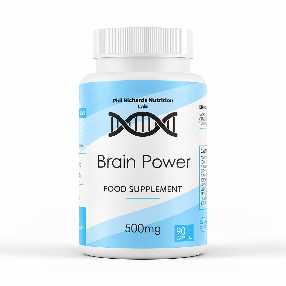 Brain Power (500mg x 90 Capsules) - front view