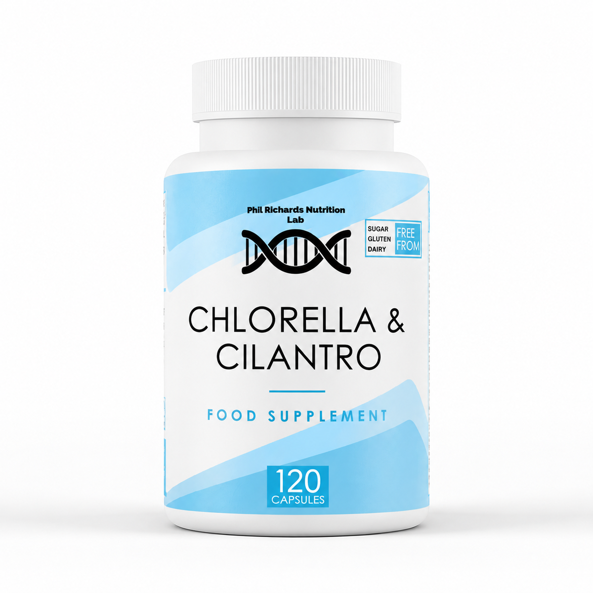Chlorella and Cilantro (700mg x 120 Capsules) - front view