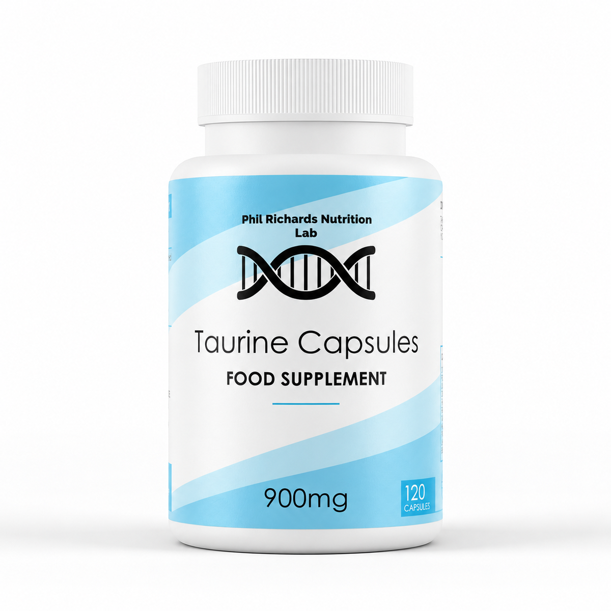 Taurine (900mg x 120 Capsules) - front view