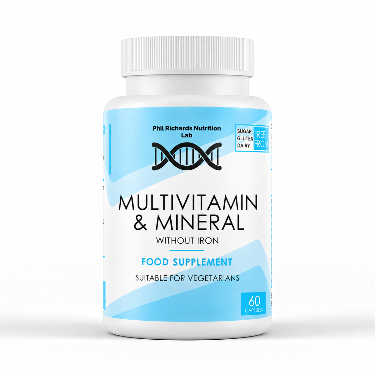 Ultimate Multi Vitamin & Mineral without iron (60 Capsules) - front view