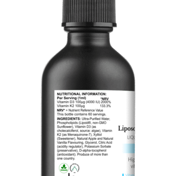 Liposomal Vitamin D3 + K2 Liquid (300ml)