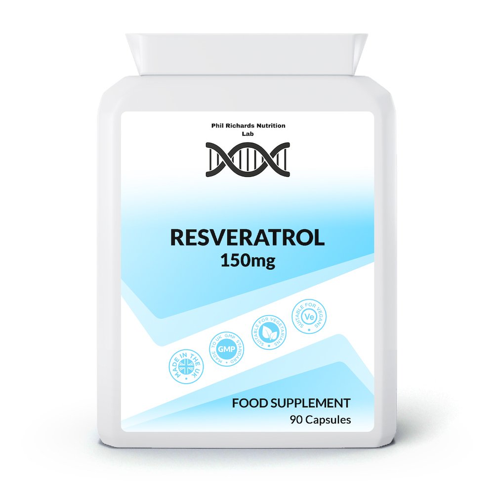 Resveratrol (150mg x 90 Capsules) - front view