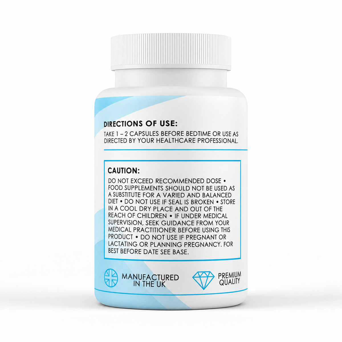 Apigenin 98% (50mg x 120 Capsules) - directions label