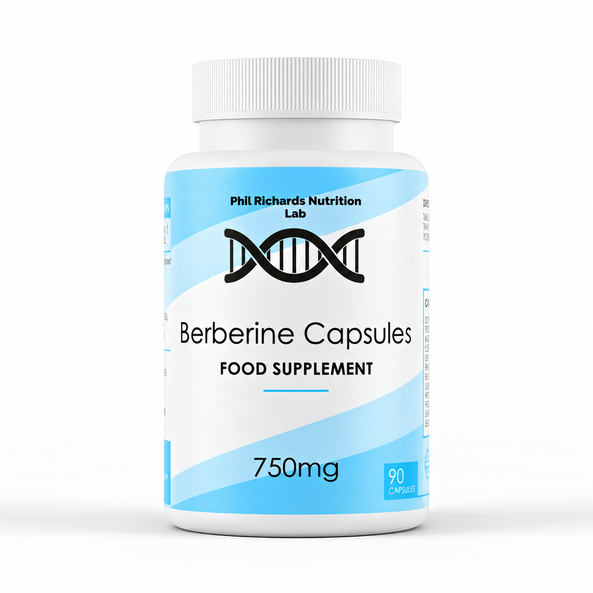Berberine (750mg x 90 Capsules) - front view