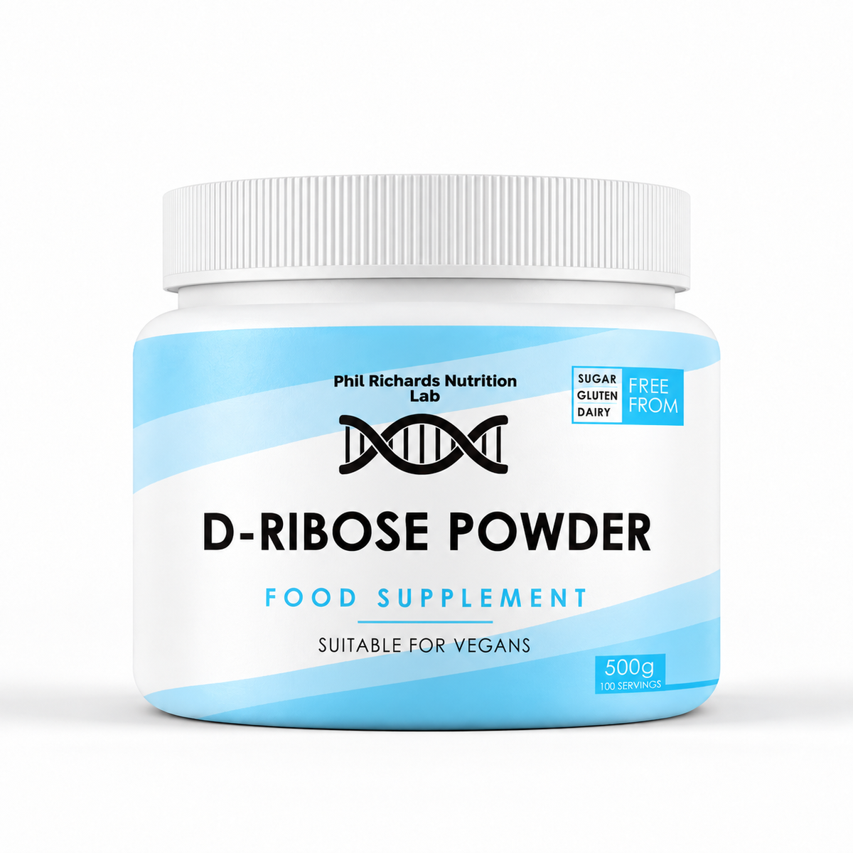 D-Ribose (500g Powder) - front view
