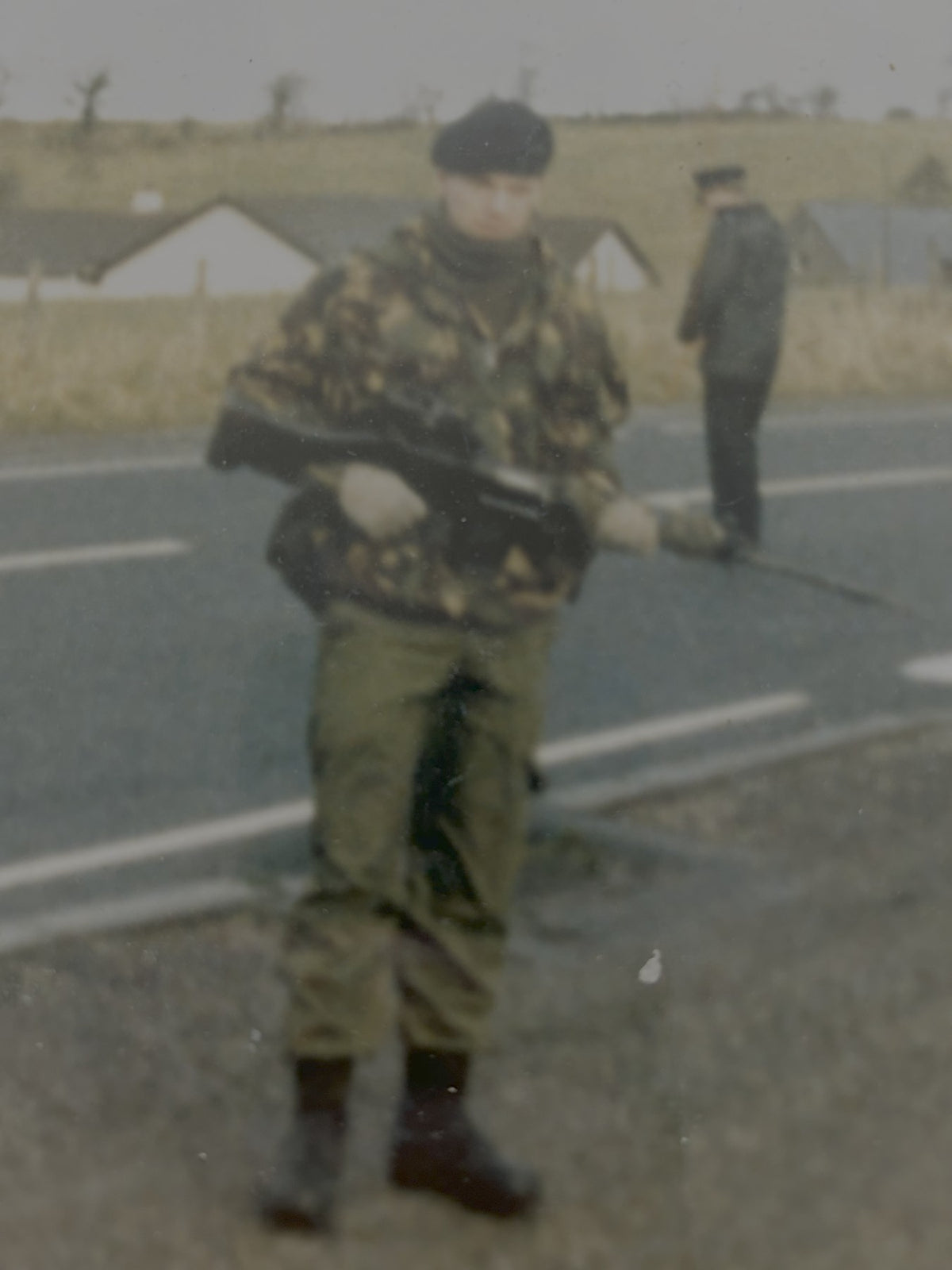 Phil on active service in Northern Ireland in 1986–87.
