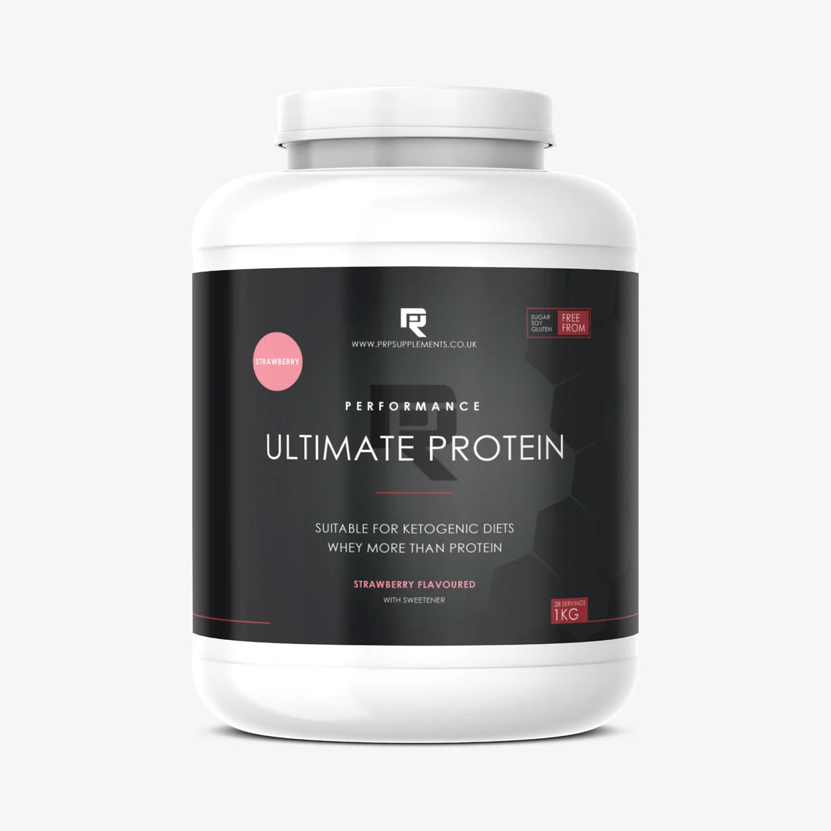 Whey & Egg Protein Powder - Strawberry (1kg Powder)
