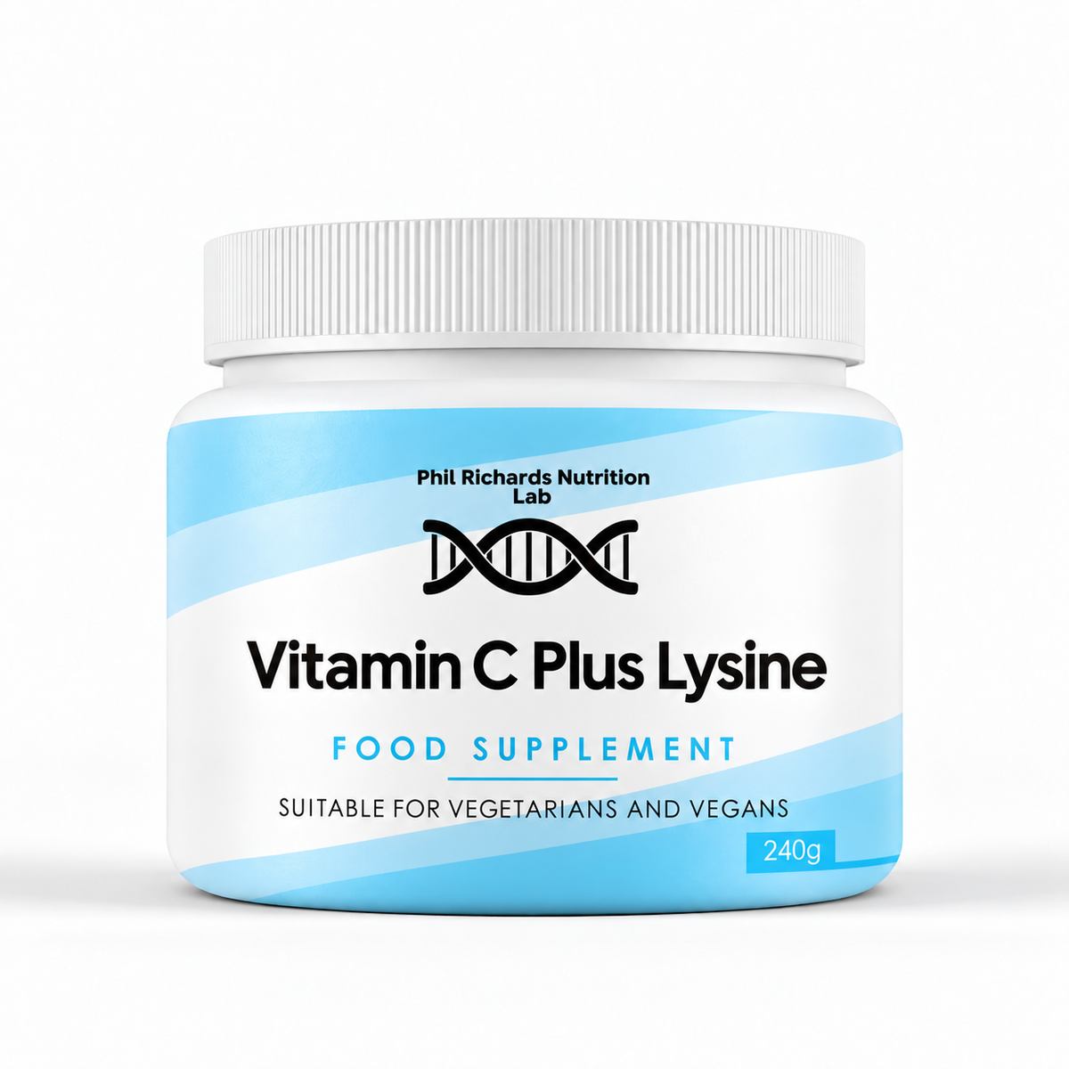 Vitamin C Plus Lysine (240g Powder 60 servings) - front view