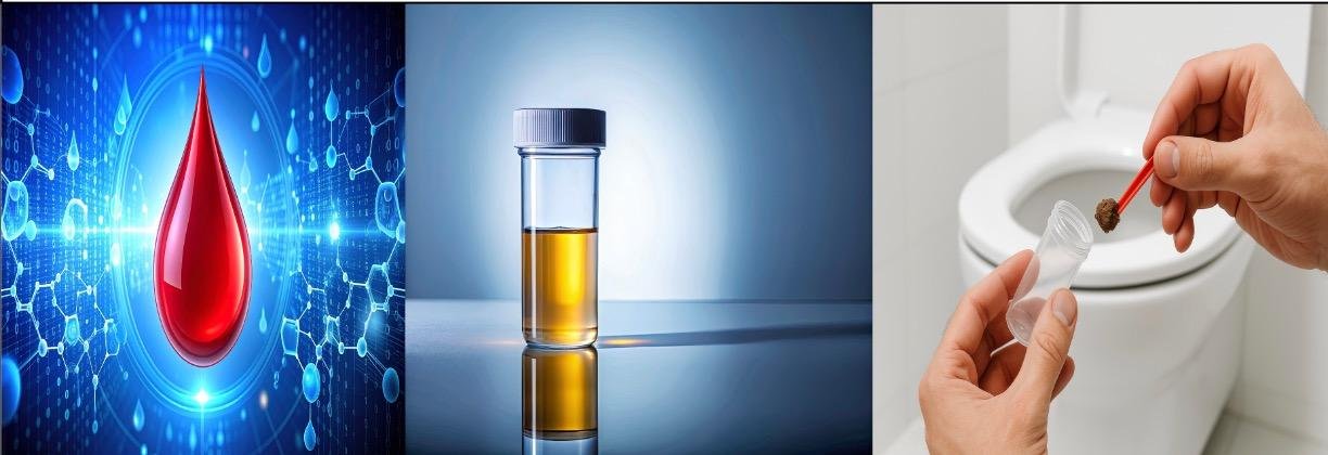 Blood, Stool and Urine Testing