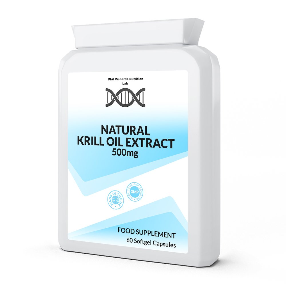 Natural Krill Oil Extract (500mg x 60 Capsules)