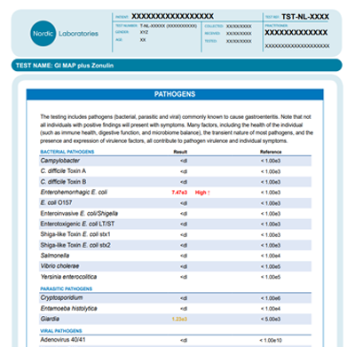 Nordic Labs Sample Report