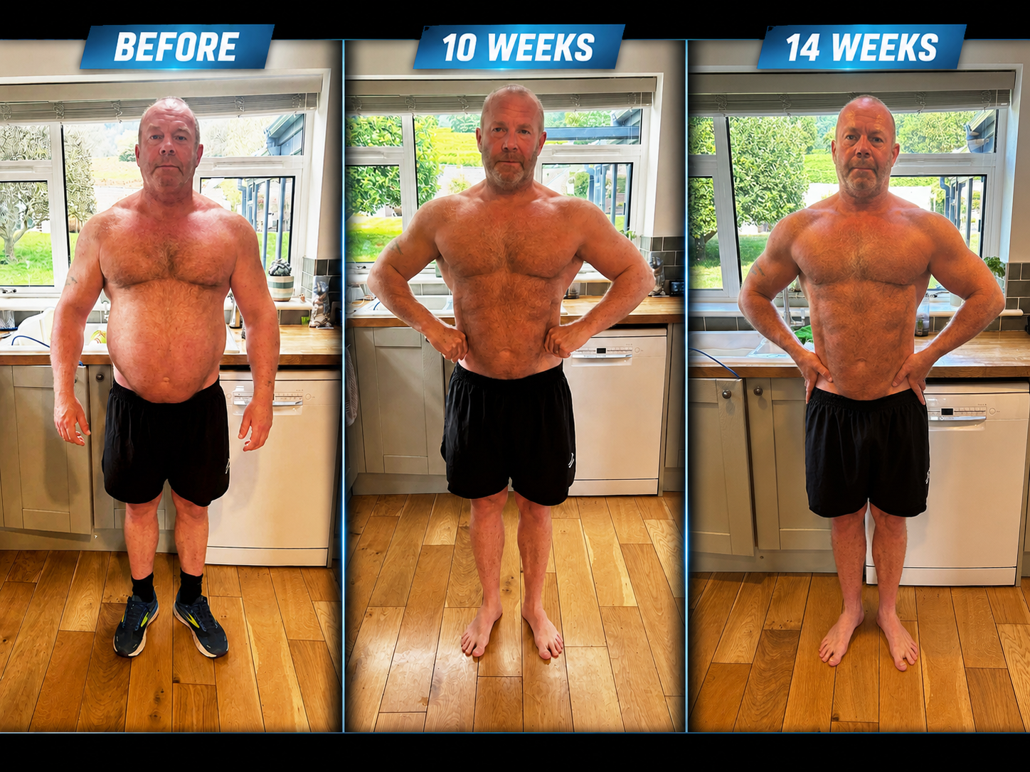 Phil Richards Peptides - Before and After