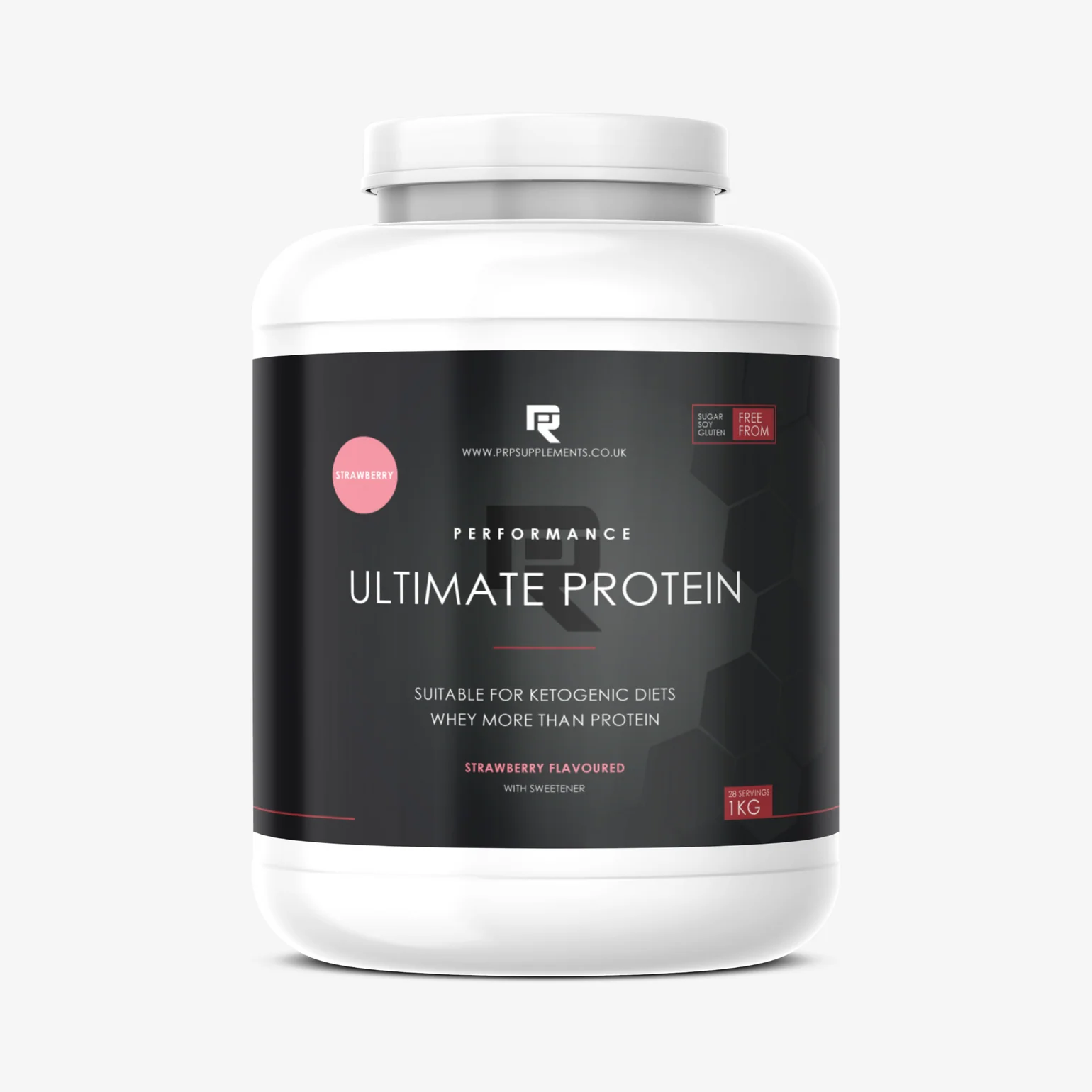 Whey & Egg Protein Powder - Strawberry (1kg Powder)